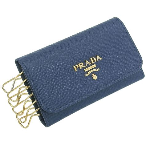 prada 1pg222|Bluette Leather Keyholder .